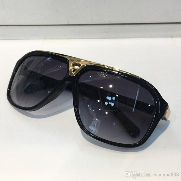 

classic evidence millionaire sunglasses retro vintage men z0350w laser shiny gold frame style come with boxdr35628, White;black