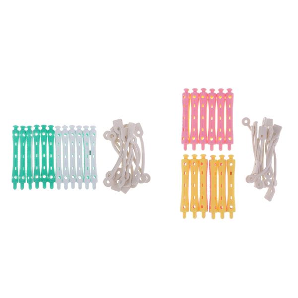 

24 pieces hair grip curlers rollers salon hairdressing styling tool