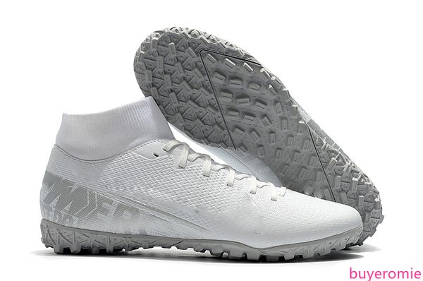 

new arrival mens soccer shoes neymar turf soccer cleats mercurial superfly vii club tf football boots cr7 neymar tacos de futbol