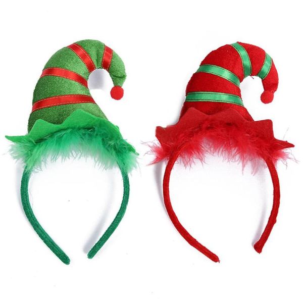 

3d horn headwear hair clasp xmas party decor personality new pattern stripe smart felt ox horn feather for children adults