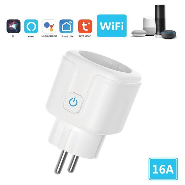 

wifi 2.4ghz intelligent socket eu/us plug portable overload protection device sharing remote timing voice control adapter