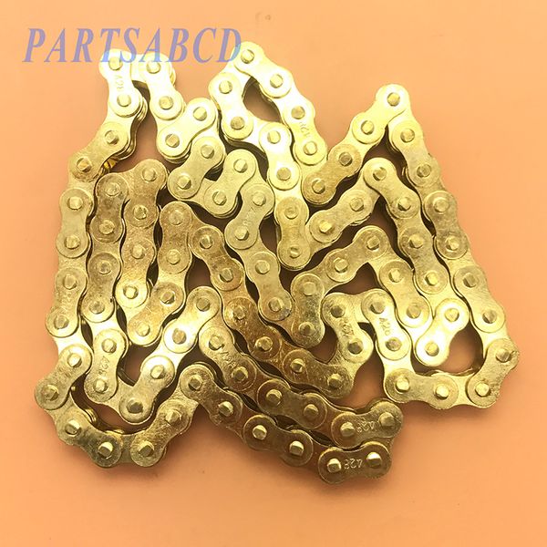 

428 52 104 gold steel split break link pit quad atv bike 50cc 70cc 110cc 120cc drive chain
