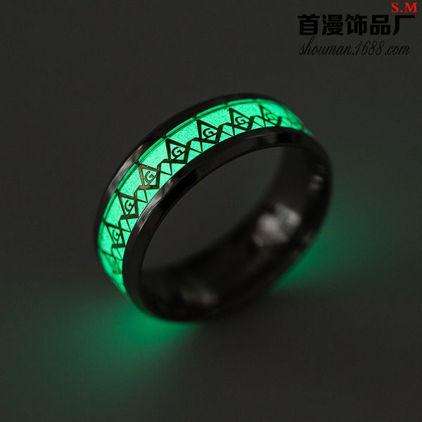 

2019 new ason night light stainless steel ring, Silver