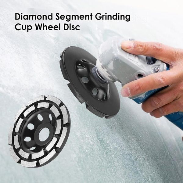 

115/125mm double row grinding wheel for angle grinder accessories diamond segment grinding cup wheel disc tool