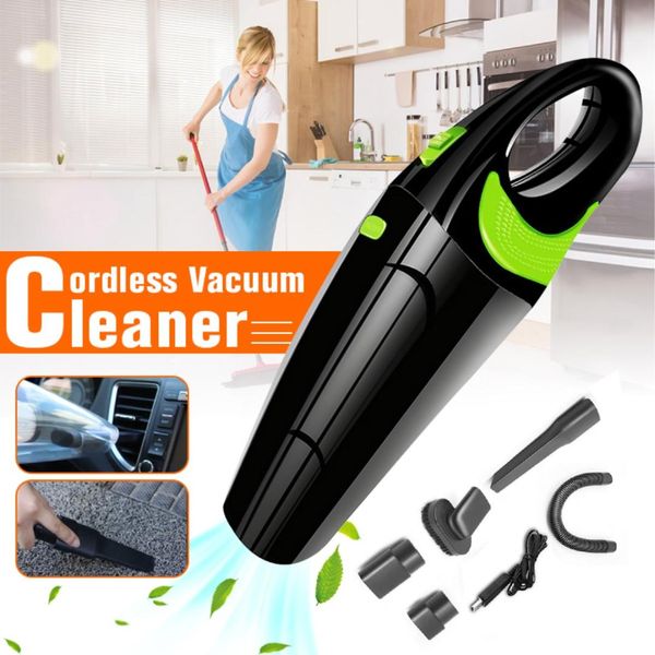 

120w 4000kpa handheld vacuum cleaner for car home wet and dry usb rechargeable cordless vacuum cleaner portable aspirador
