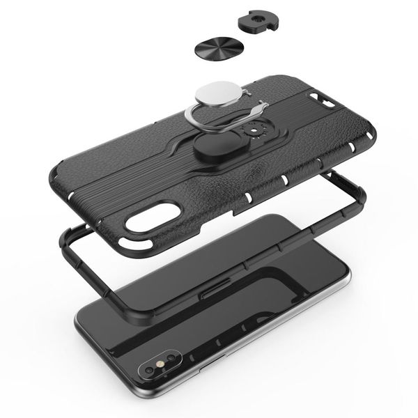 

shockproof armor case for xiaomi redmi 7 note 7 pro soft finger ring holder car magnetic protective back cover phone case coque