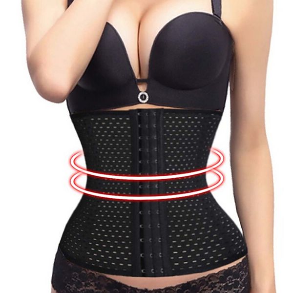 

Women Waist Trainer Steel Bone Cincher Corset Belt Shaper Body Shapewear Underbust Control Elasticat Slimming Tummy Belt drop, Khaki