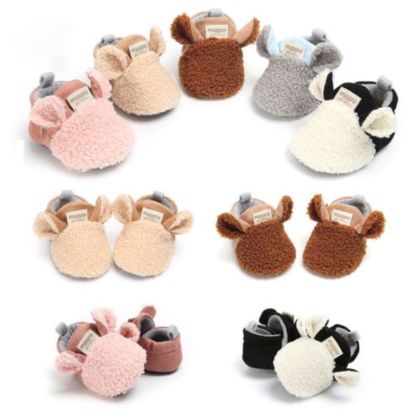 

pudcoco winter toddler baby boy girl warm soft sole crib shoes newborn infant cotton sneaker