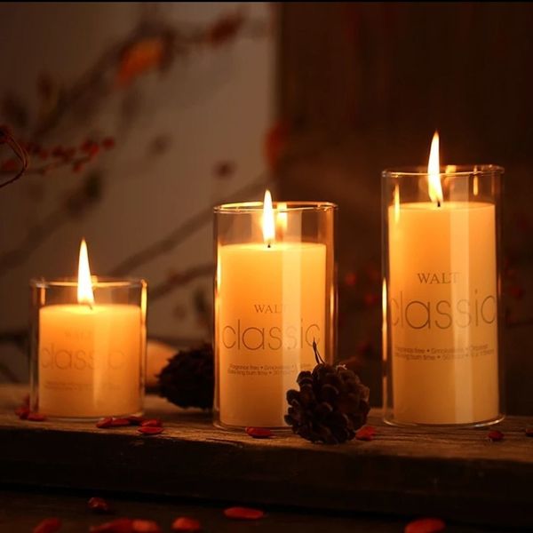 

aromatherapy candles courtship success advertising birthday creative candle smoke-various scented glass candle holder