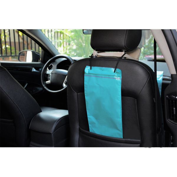 

aozbz 50pcs auto seat back hanging trash bin trash bag storage bag car interior accessories car sealable garbage