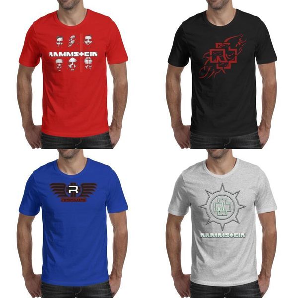 

fashion mens printing rammstein band t shirt grey personalised awesome shirts college logo, White;black