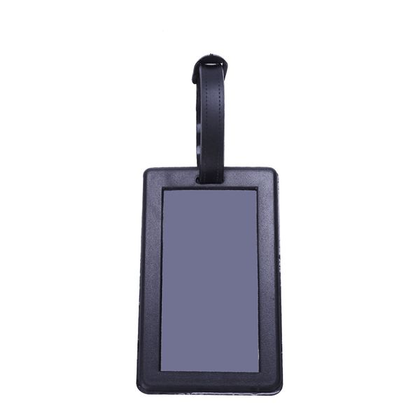 

new portable secure travel suitcase id luggage handbag large tag label (yellow+blue, Black