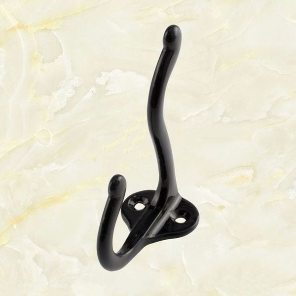 

10pcs zinc alloy hooks easily install wall planks furniture organizer saving spacer hanging coat hats towel keys holder