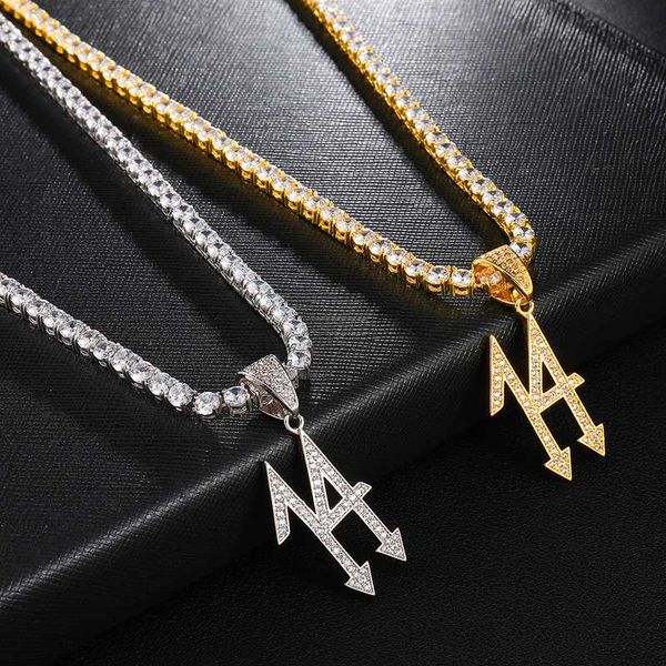 

us7 bling iced out number 14 pendant&neckalces micro paved cz neckalce for man hip hop jewelry, Silver