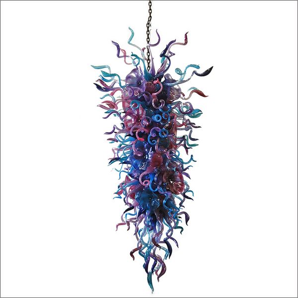 

artistic style italian hand blown murano glass ceiling lights designer art design frosted hand blown glass modern led chandeliers