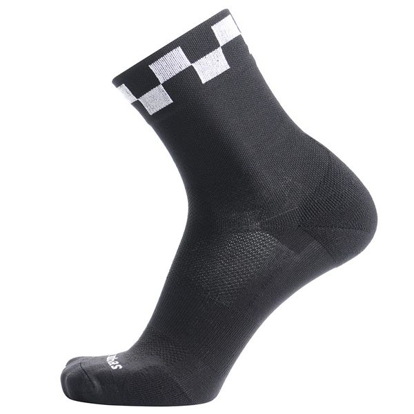 

compressprint new professional brand sport socks breathable road bicycle socks outdoor sports racing cycling, Black