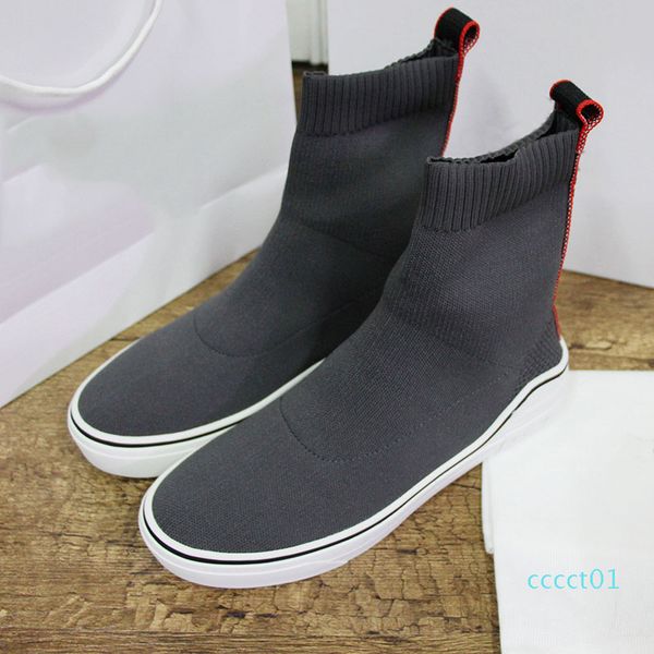 

2020 new sock designer shoes famous designer sneakers white letter designer high sock shoes for women ct01, Black