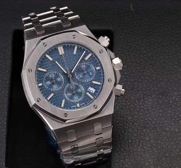 

luxurious vk quartz timing quality watches multicolored men's fashion business wristwatch stainless steel watch brand waterproof watch, Slivery;brown