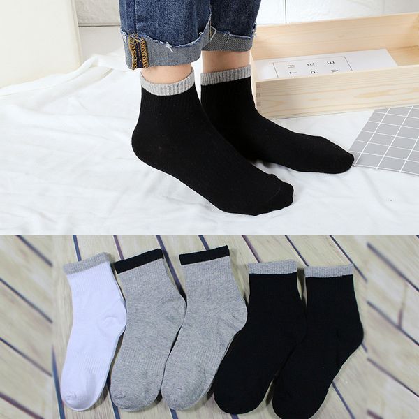 

men's socks 1pair mens non elastic 100% pure cotton comfort soft grip diabetic, Black