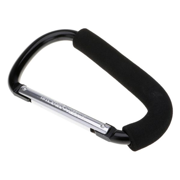 

1pc durable kids stroller pram aluminum clip hook hanging bags carabiner holder