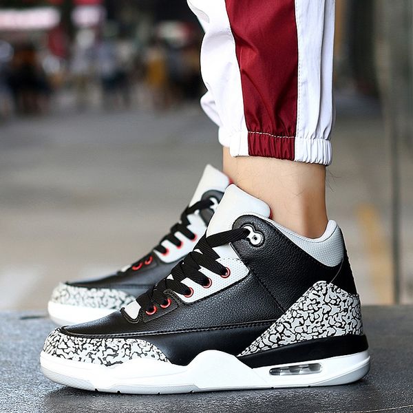 Autumn High Top Basketball Shoes Men Outdoor Sneakers Men Wear