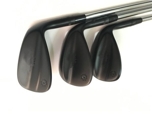 

S7 клинья S7 Golf Клинья Jet Black Гольф-клубы 48/50/52/54/56/58/60/62 градусов Стальной вал с крышко