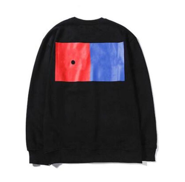 

2020 mens designer hoodies autumn men women hoodies streerwear brand pullovers long sleeved four leaf clover 2 colors optional, Black