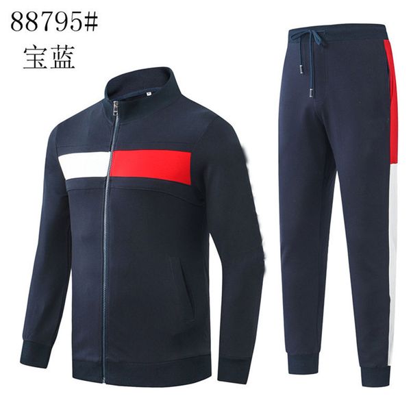 

men's sportswear sets autumn winter hooded male casual tracksuit homme 2 piece sweatshirt + sweatpants sets 88795, Gray
