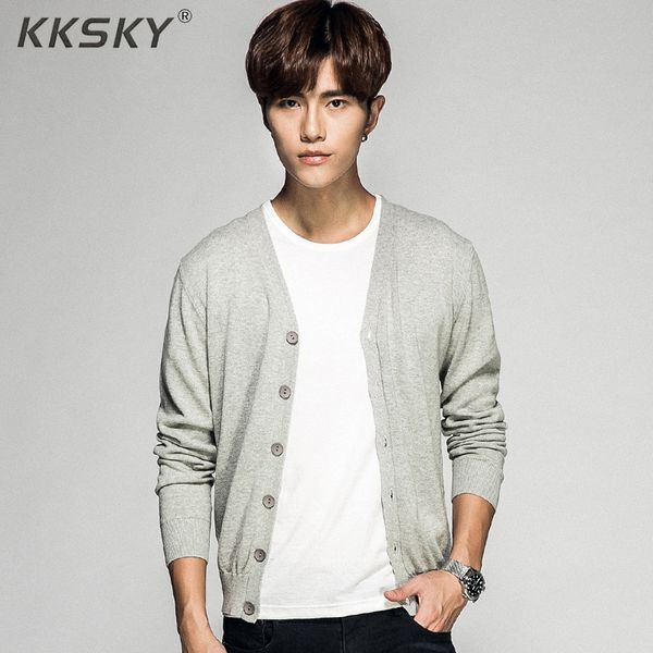 

свободный стиль свитер мужских кардиганов хлопок трикотаж homme вскользь свитер платье 3xl черный cardigans новые v шеи вытяните homme, White;black