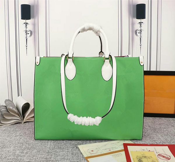

the new canvas embroidered letters portable shopping brand designer bag with the new tide fashion star bag handbag handbags women bags