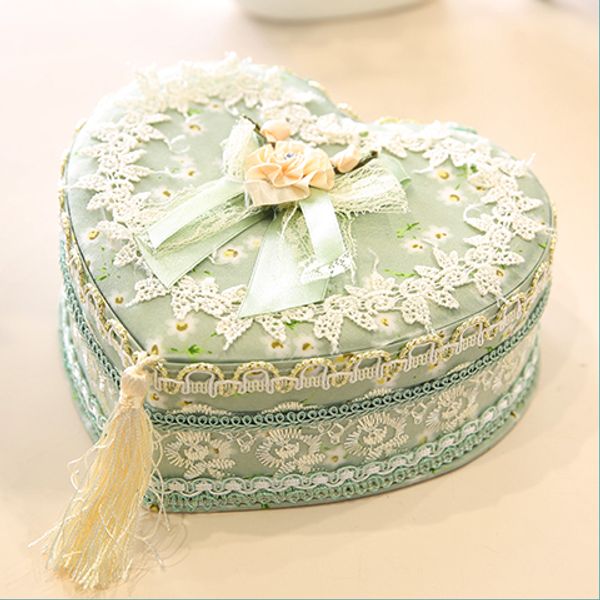 

lovely jewelry box large jewelry storage box fresh vintage ring jewelry storage vintage lace fabric box, Black;white