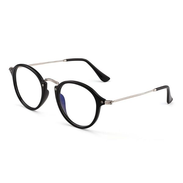 

round anti blue light glasses for women vintage gaming computer glasses blue light blocking eyeglasses, White;black