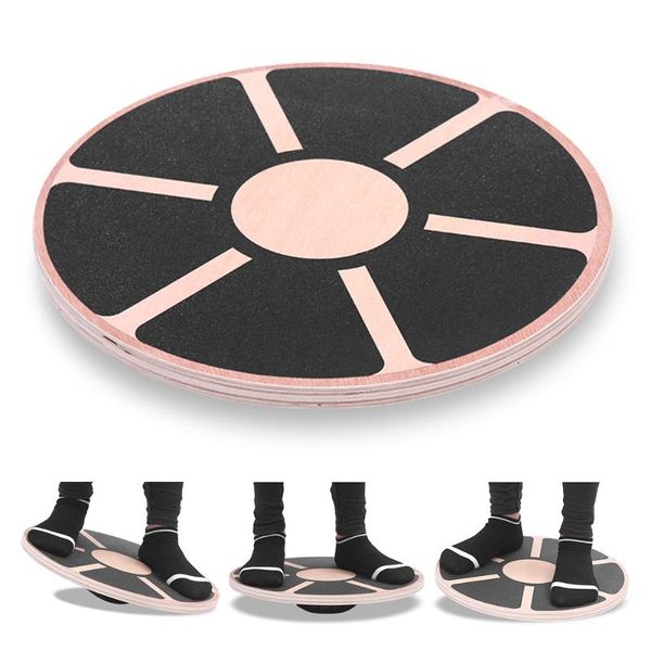 

board brand new wooden wobble board skidproof exercise stability trainer fitness equipment