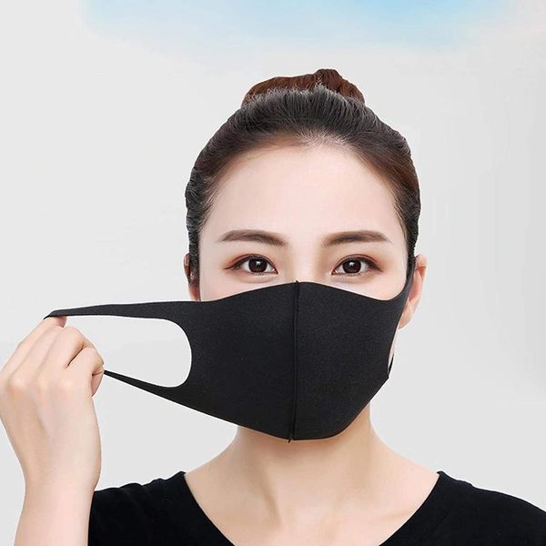 

new unisex carbon открытого anti-haze face прочных дышащие легкая защитная dust роты мода маска для лица, Black