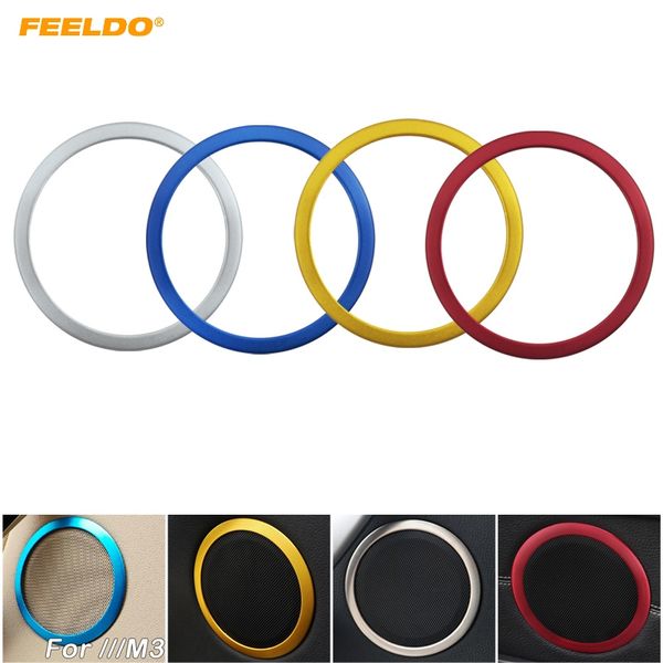 

FEELDO Авто Интерьер Межкомнатной Двери Динамик Накладка Кольцо Для BMW 3-SERIES F30 / F34 / 320