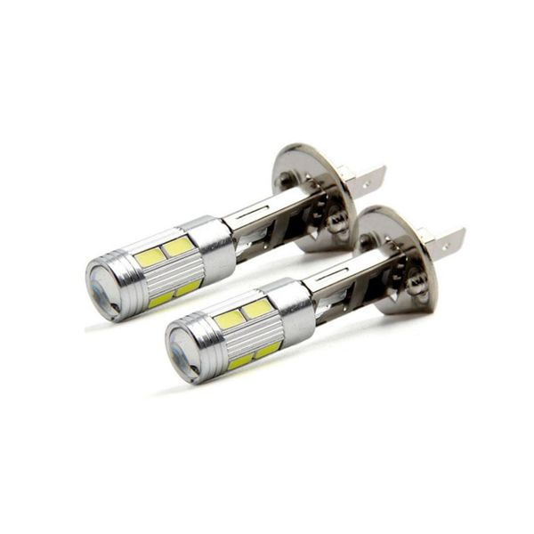 

2pcs h1 h3 5630 led high power led fog driving light lamp bulb drl 10smd 5630 5730 super bright white