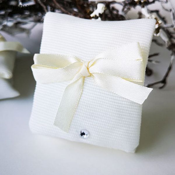 

20pcs creative light color polyester fabric bag folding gluing gift bag candy box wedding decoration christmas gift accessories