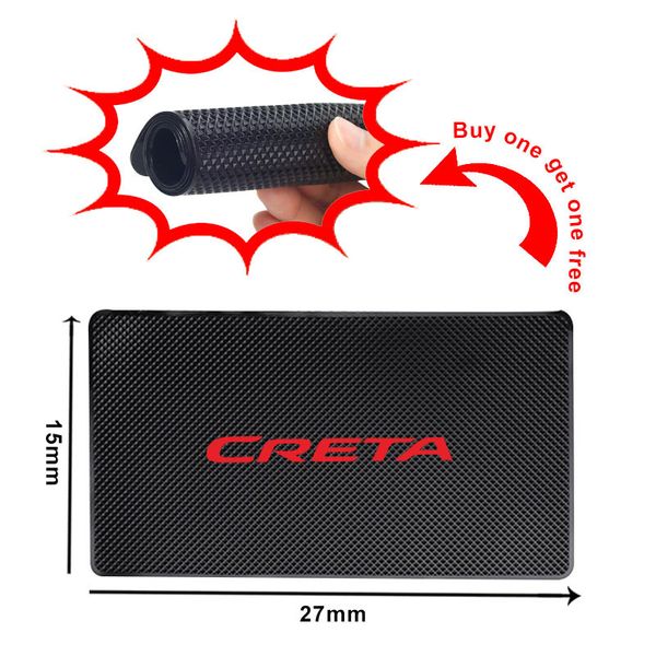

2pcs car anti slip mat for creta car silicone interior dashboard phone non slip mats