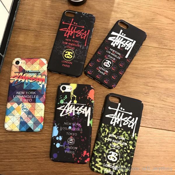 

For iphone 11 pro max x xr phone ca e trendy brand camouflage luminou graffiti embo ed matte pc hard cell phone ca e for iphone 6 7 8