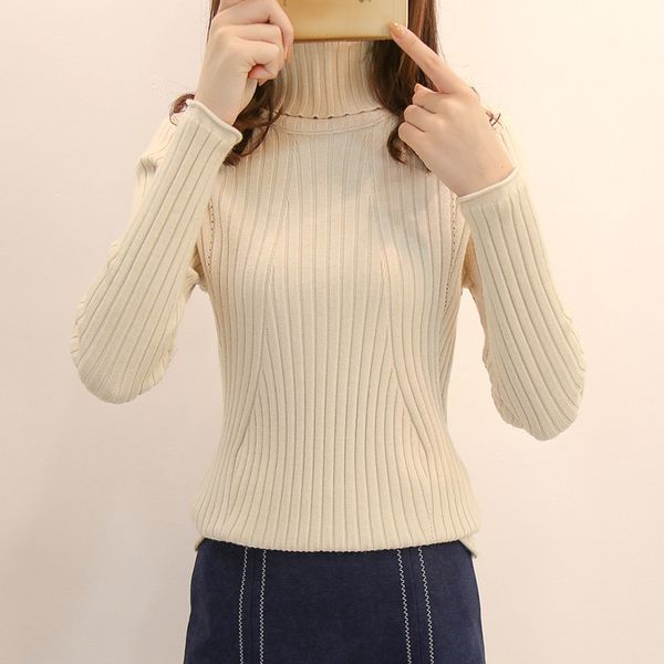 

6512 new winter turtleneck shirt 38 shot, White;black
