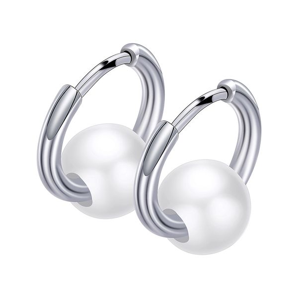 

earrings for women jewelry wholesale titanium steel jewelry hanging black and white ceramic stainless steel fashion personalized earrings, Golden;silver