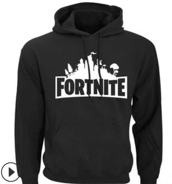 

2019 fortress night fortite game clothing hoodie men's clothing wish clothes aliexpress sweater, Black