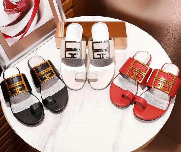 

fashion brand women cow leather open toe casual slippers sandals womens summer sandals beach slide luxury slippers kids shoes shoes011 012, Black;grey