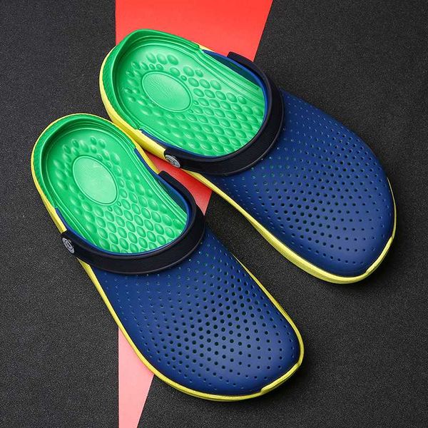

2020 sandals casual shoes men trainers outdoor beach swimming loafers garden shoes mules rainbow zapatos de mujer, Black