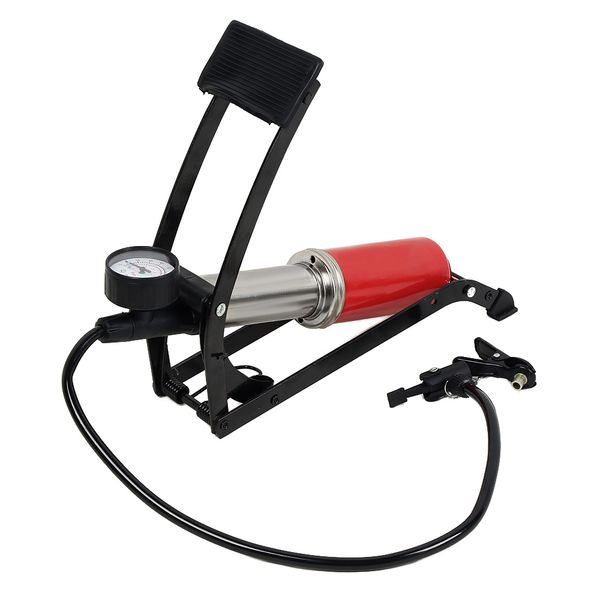 

foot pedal type high pressure inflation pump for car motorcycle bike toy