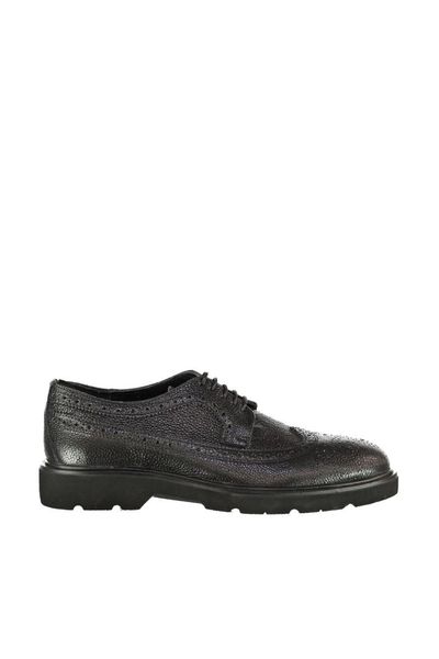 

derimod genuine leather black men 's shoes