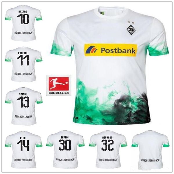 

2019 2020 borussia monchengladbach soccer jerseys plea stindl raffael elvedi drmic ginter custom home 19 20 and kids football shirt, Black