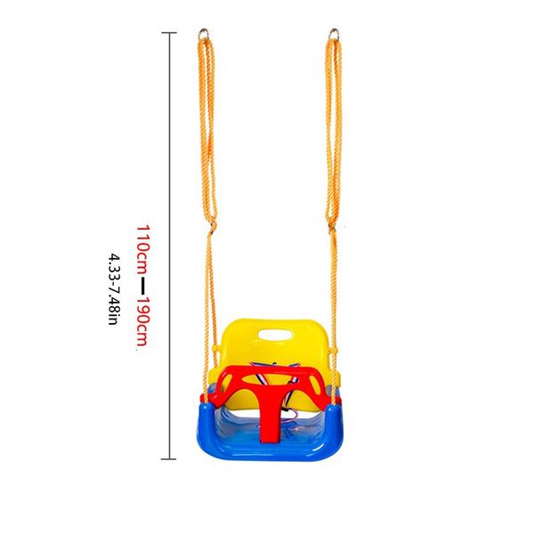 

indoor outdoor safe healthy swing for kids toys for children baby low back pe plastic basket fun crazy games leisure time