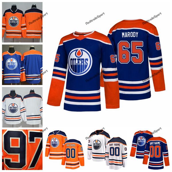 

2019 customize edmonton oilers cooper marody hockey jerseys new alternate mens orange 65 cooper marody stitched jerseys shirt s-xxxl, Black;red