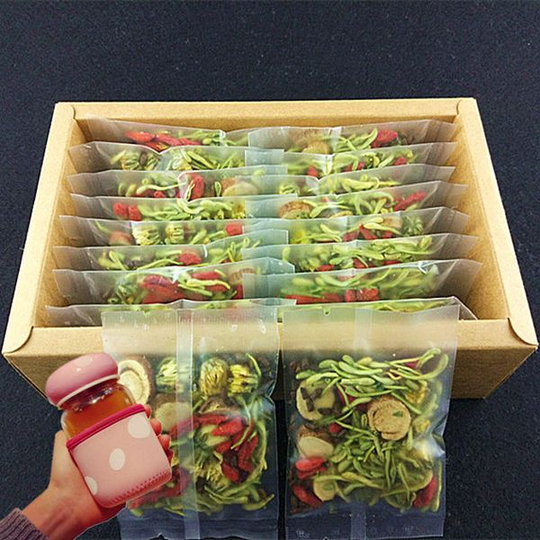 

fresh breath chrysanthemum chinese wolfberry stay up fire eyes bright tea honeysuckle cassia seed licorice health tea 100g